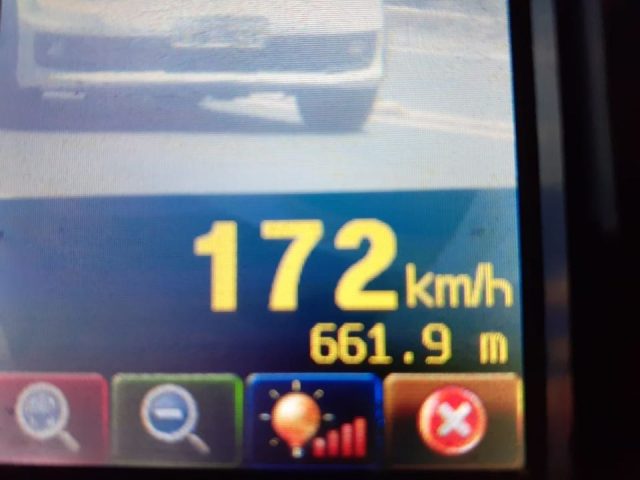Carro é flagrado a 172 Km/h em Ibirubá