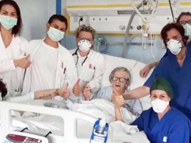 Mulher de 95 anos que superou coronavírus e se tornou rosto da esperança na Itália