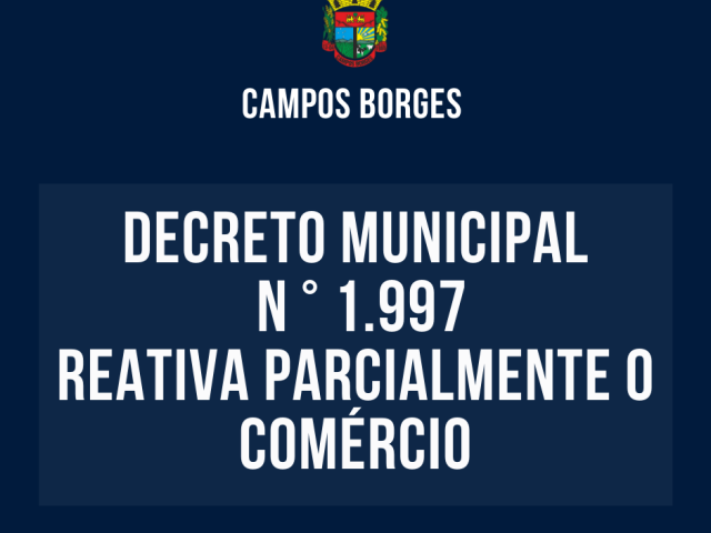 Campos Borges: Novas medidas adotadas na luta contra o Coronavírus