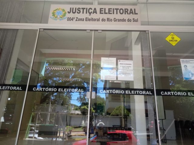 Está suspenso o atendimento no Cartório Eleitoral de Espumoso e Tapera