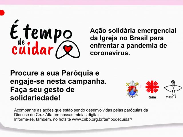Diocese de Cruz Alta engaja-se em campanha da CNBB para impulsionar ações realizadas nas paróquias