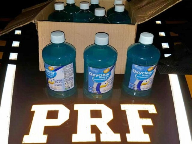 PRF apreende álcool em gel falsificado em Osório