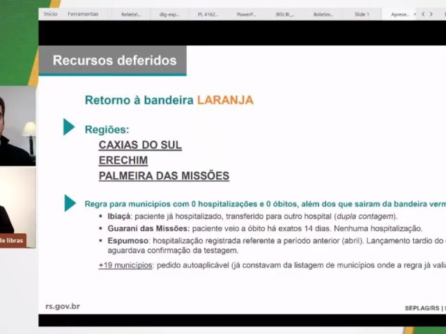 Espumoso permanece na bandeira laranja e comércio não precisará fechar novamente