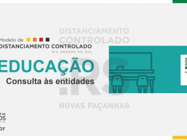 Governo abre consulta sobre retorno presencial das aulas no RS