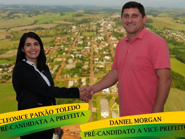 MDB indica Cleonice Toledo para prefeita e Daniel Morgan (PTB) vice em Campos Borges