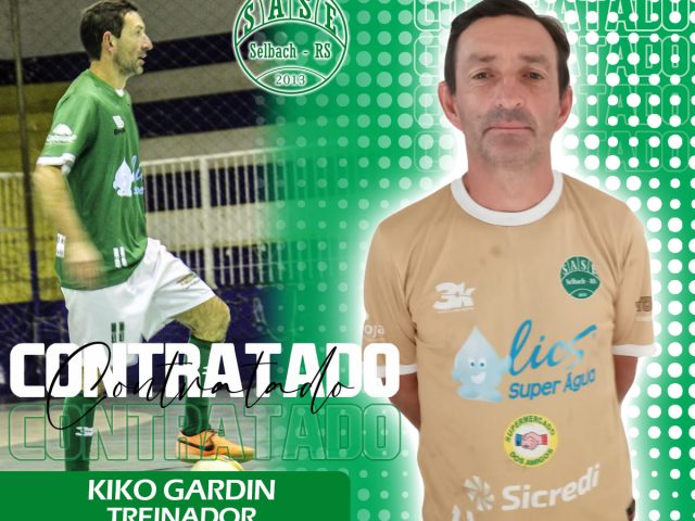 Kiko Gardin será o treinador da SASE de Selbach na temporada 2021