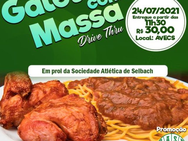 SASE  de Selbach promove galeto com massa dia 24/07