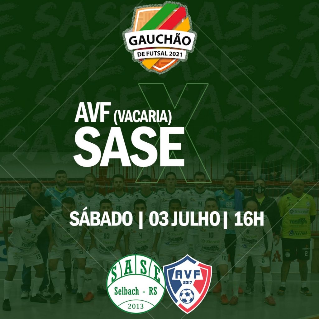 SASE de Selbach enfrenta a AVF neste sábado pelo Gauchão de Futsal