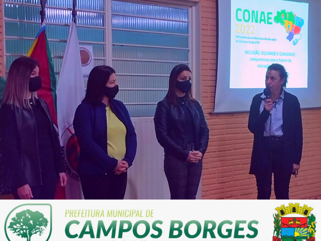 Pré- conferência municipal de educação aconteceu em Campos Borges