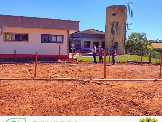 Escola municipal de educação infantil Toca dos Tocos de Campos Borges inicia obra de ampliação
