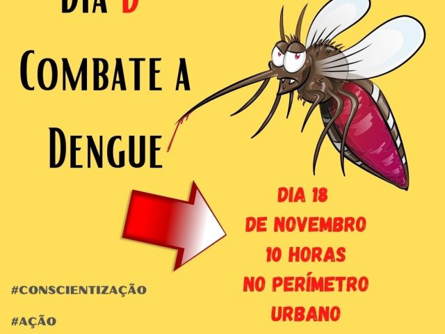 Dia D combate a dengue vai acontecer em Campos Borges