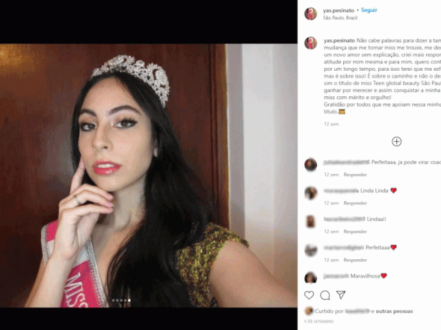 Miss teen de SP que desapareceu na véspera de concurso de beleza é encontrada em Passo Fundo