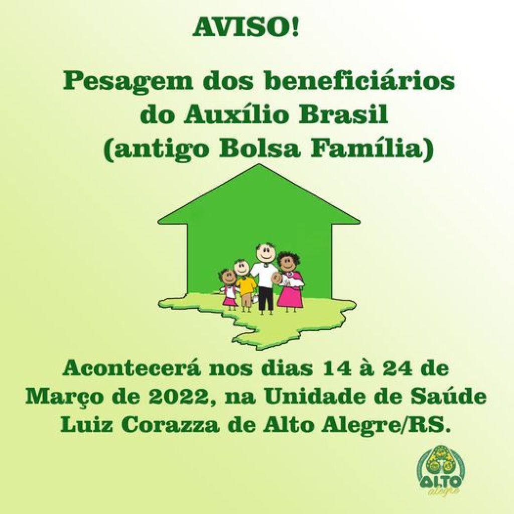 Unidade básica de saúde de Alto Alegre está realizando pesagem dos beneficiários do programa Auxílio Brasil