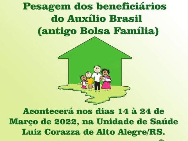 Unidade básica de saúde de Alto Alegre está realizando pesagem dos beneficiários do programa Auxílio Brasil