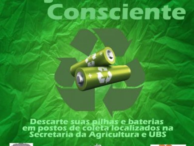 Prefeitura de Lagoa dos Três Cantos lança campanha para descarte de pilhas e baterias