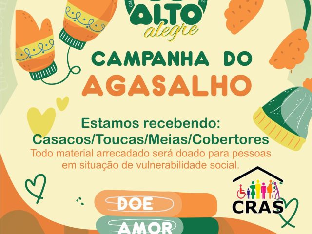 Alto Alegre iniciou a campanha do agasalho 2022
