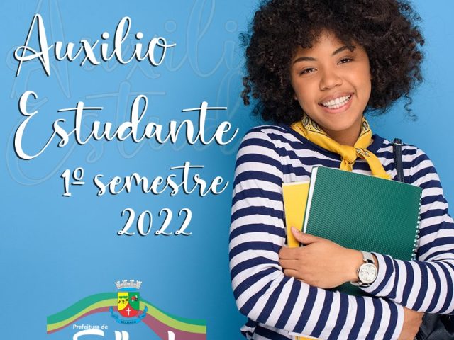 Selbach: Abertas as inscrições para o Auxílio Estudante 2022 – 1º Semestre