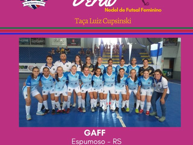 Futsal Feminino: GAFF encara a segunda fase da Copa Verão neste domingo em Ibirubá