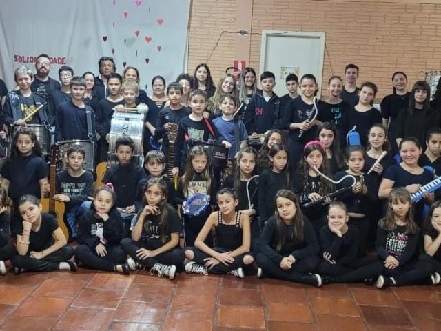 Banda municipal de Campos Borges “Asas de Luz” comemorou 8 anos
