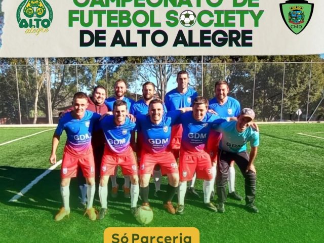 Futebol Society de Alto Alegre terá mais três jogos neste sábado
