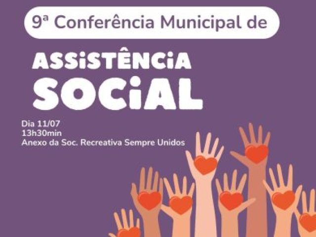 Lagoa dos Três Cantos realiza amanhã (11) a sua 9ª Conferência Municipal de Assistência Social