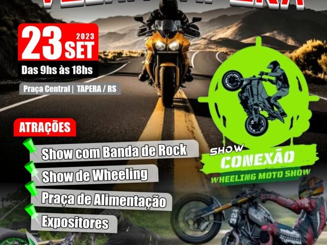 Moto Grupo Velha Tapera realizará seu 5º Moto Encontro, dia 23 de setembro, em Tapera